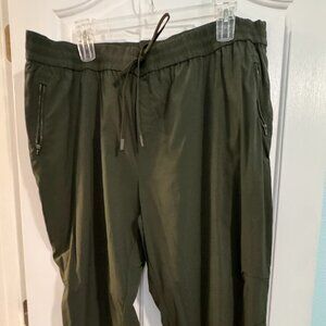 Athleta Olive Green Jogger Pants Size 3X
